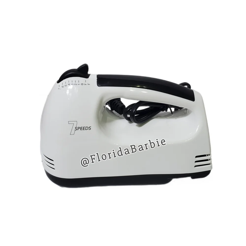 NIB Kitchen Electric Hand Mixer Home Cooking Tools Stainless Steel Accessories
